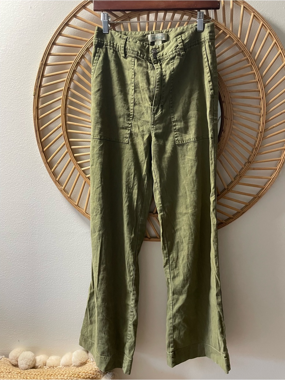 Sundance size 2 Olive Green women’s  Utility Cotton Pants